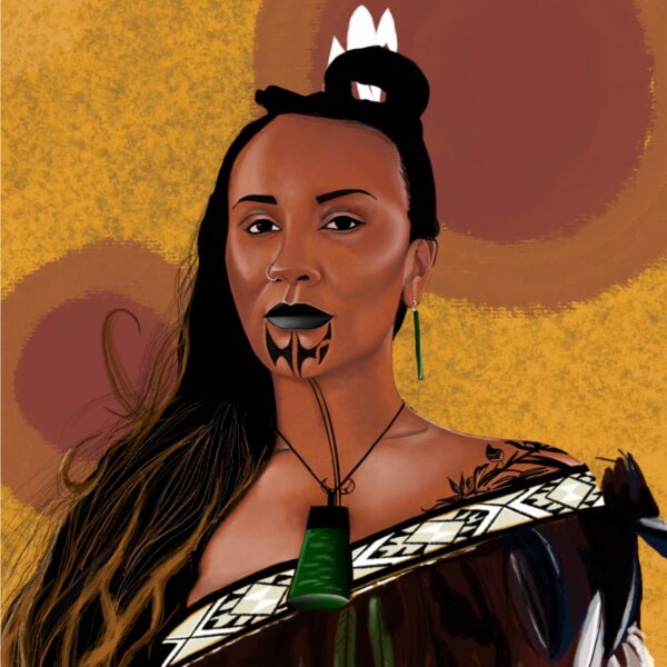“Silent Power” – A Māori Digital Print